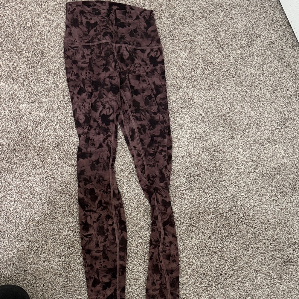 lululemon athletica Dark Patterned Leggings